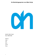 Rapport marketing Jaar 2 Bedrijfskunde MER MBME-MKG2-14