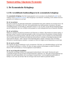 Samenvatting Algemene Economie Examencommissie 2024 - 3TSO/3KSO (Slagen gegarandeerd!) 