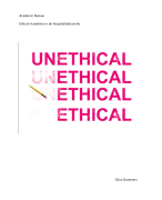 Academic Review, ethisch handelen in de gastvrijheidsbranche