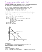 Samenvatting Finance 1