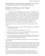 Samenvatting Internationale Economie