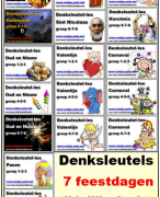 Denksleutellessen bij de feesten van het jaar