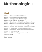 Samenvatting methodologie 1 - 2018/2019