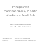 Samenvatting Principes van Marktonderzoek