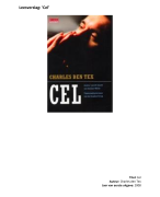 Boekverslag Cel van Charles den Tex 
