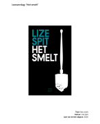 Boekverslag 'Het smelt' van Lize Spit