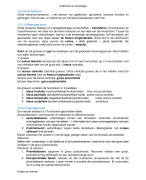Tentamen 3 Medische kennis: Samenvatting Anatomie en fysiologie, klinische pathologie en farmacologie