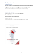 Notities sociale psychologie aj. 2018-2019