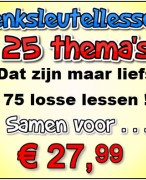 Denksleutellessen bij 25 thema's