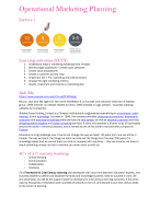 Operational Marketing Planning (IBS2)