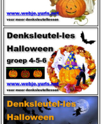 Denksleutellessen Halloween - Groep 1-8