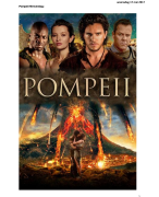 Filmverslag Pompeii 2014 