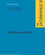 STRAFRECHT 3 werkgroep aantekeningen 2018-2019