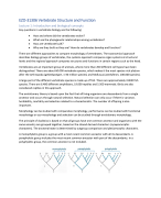 EZO-31306: Vertebrate Structure and Function
