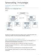 Samenvatting Immunologie Howest