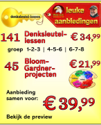 141 denksleutellessen + 45 Bloom-Gardnerlessen