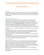 Urban Geography Hoofdstuk 3