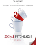 Sociale Psychologie | Thomas More Toegepaste Psychologie fase/jaar 1