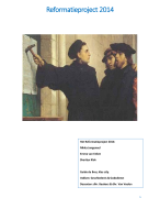 Reformatieproject havo 2