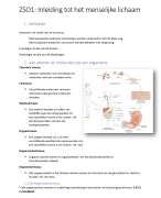 Biologie: inleiding tot het menselijke lichaam