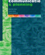 Samenvatting Communicatie & planning