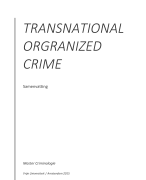 Transnational organized Crime