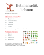 Vooropdracht Anatomie & Fysiologie NTI