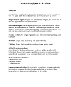 Havo 4 Maatschappijleer H2 P1 t/m 6