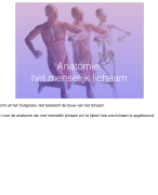 Vooropdracht | Anatomie en Fysiologie