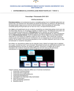 Uitgebreide Hoorcollege aantekeningen (HC1 t/m HC11) Risicotaxatie (2019). 