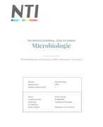 Vooropdracht Microbiologie Voeding & Diëtetiek