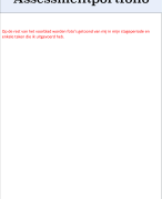 Assessmentportfolio jaar 2