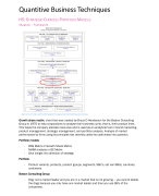 Quantitative Business Techniques (IBS2)