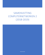 Samenvatting computernetwerken 2