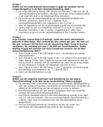 Belastingrecht tentamen 23-05-2016; vragen en antwoorden apart (Universiteit Leiden, BA1)