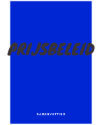 Samenvatting - Prijsbeleid 