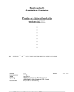 NCOI - Business IT & Management - Organisatie en Verandering - Moduleopdracht - Cijfer 8.5