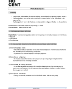 samenvatting Psychologie 1 (lerarenopleiding)