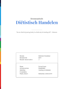 Beroepsopdracht Diëtistisch Handelen
