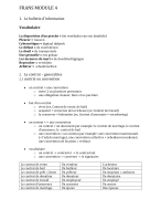 Frans module 4 