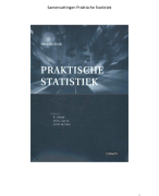 Samenvattingen Praktische Statistiek