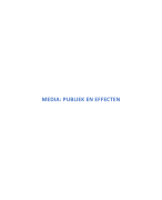 Samenvatting Media: publiek & effecten 2018-2019
