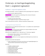 Samenvatting Onderwijs- en leerlingenbegeleiding 