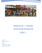 PCM 5 jaar 2 semester 1 Business Studies