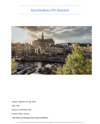 Geschiedenis Havo 5 project Haarlem 