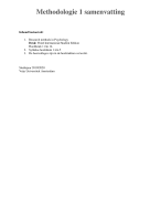 Methodologie 1 