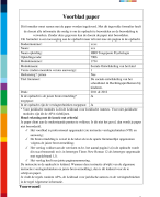 Paper Sociale Ontwikkeling van het Kind - Behaald met 7.5