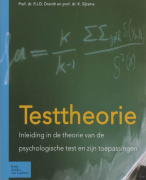 Testtheorie Drenth en Sijtsma samenvatting H5, 6, 7 en Appendix (vierde herziene druk)