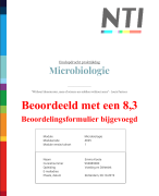 Eindopdracht Microbiologie NTI Tekst
