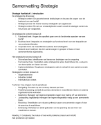 Samenvatting Strategie Radboud universiteit MAN-BCU012